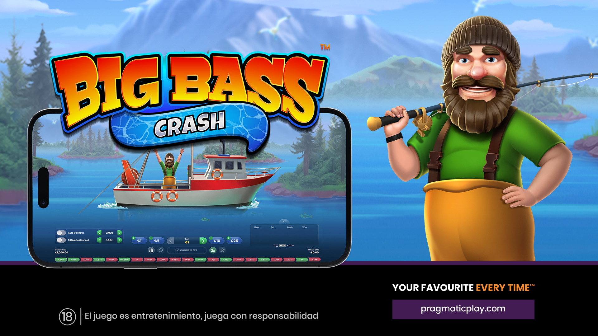 Pragmatic Play Lança um Novo Sucesso com Big Bass Crash™