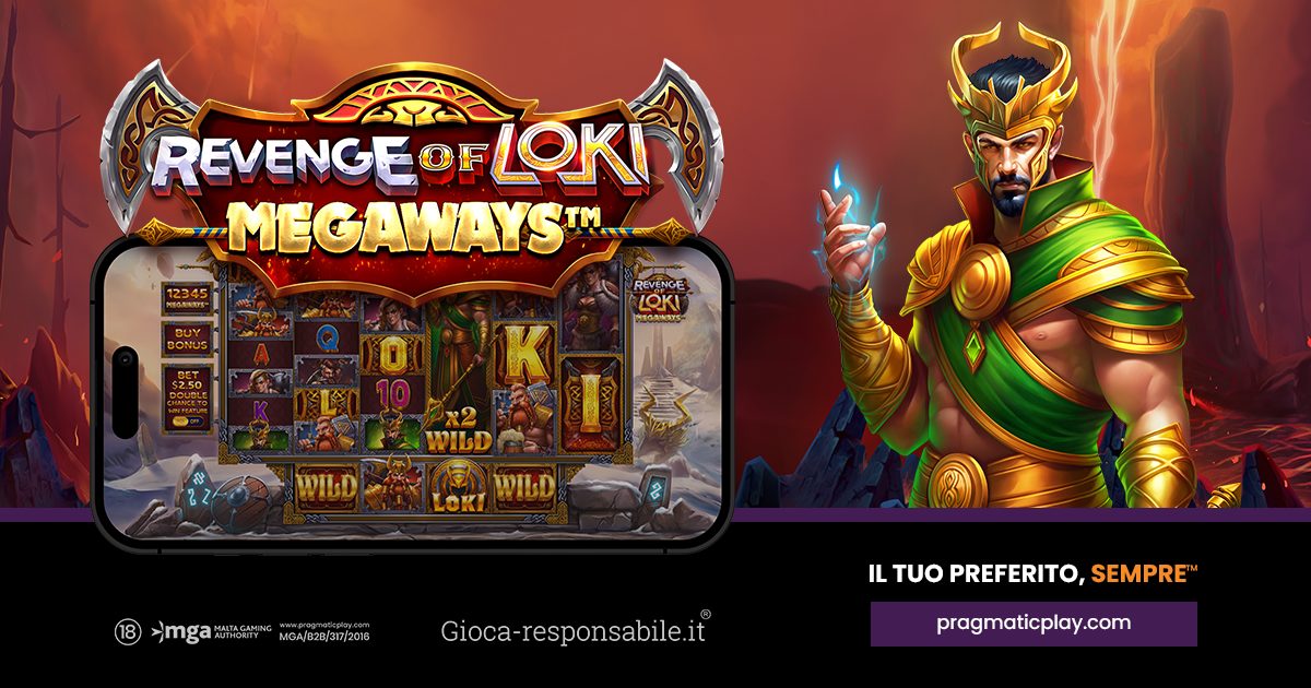 PRAGMATIC PLAY TORNA CON I SUPER SIMBOLI IN REVENGE OF LOKI MEGAWAYS™