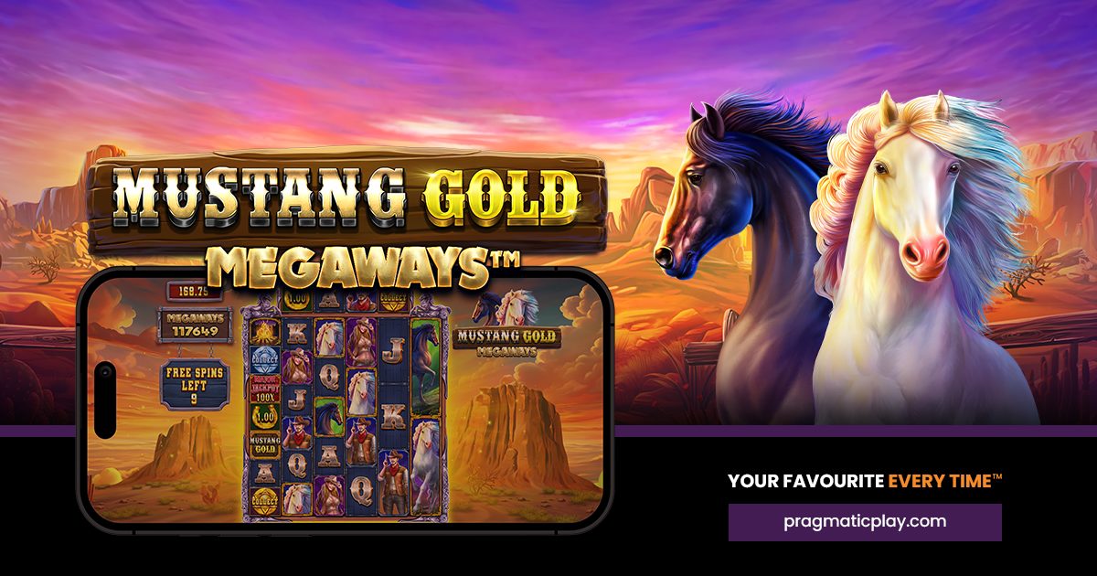 PRAGMATIC PLAYがMUSTANG GOLD MEGAWAYS™で新たなフロンティアを探求 