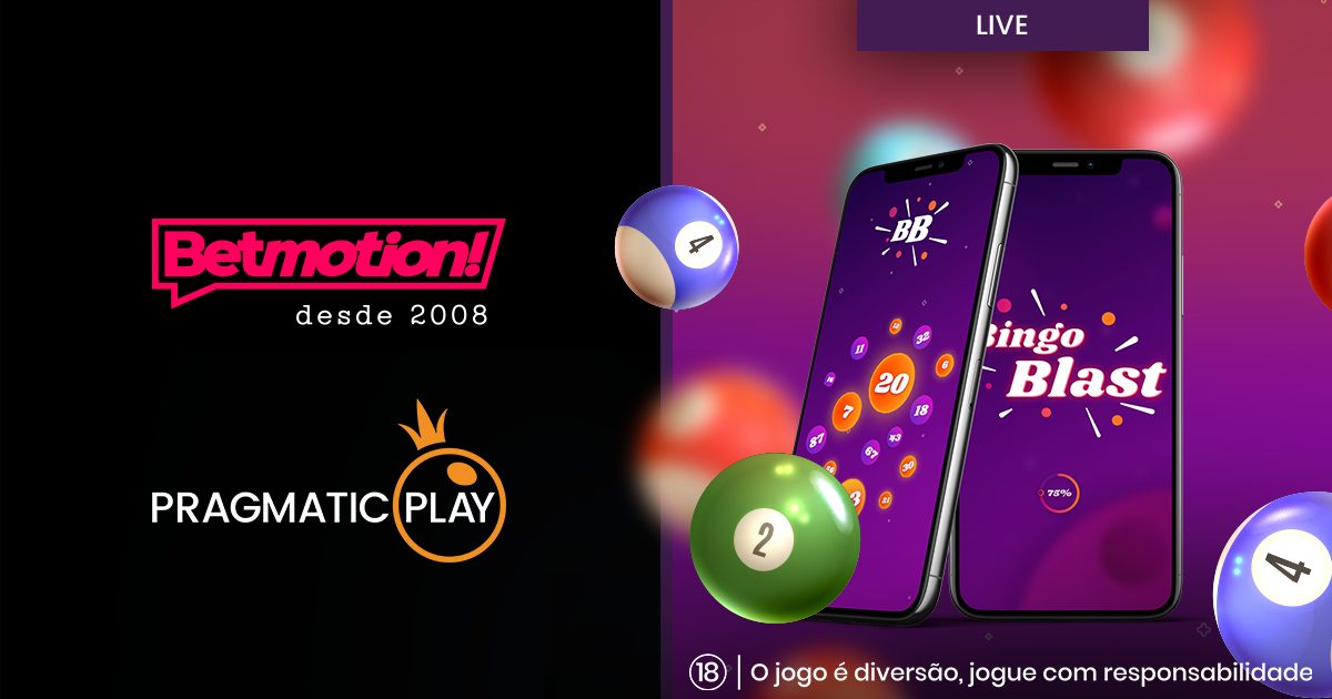 PRAGMATIC PLAY AMPLIA ACORDO COM BETMOTION, ATIVANDO PRODUTOS DE BINGO