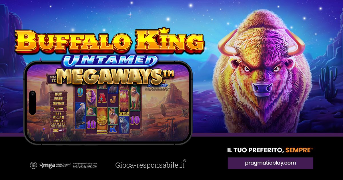 Pragmatic Play inserisce i moltiplicatori Wild in Buffalo King Untamed Megaways™