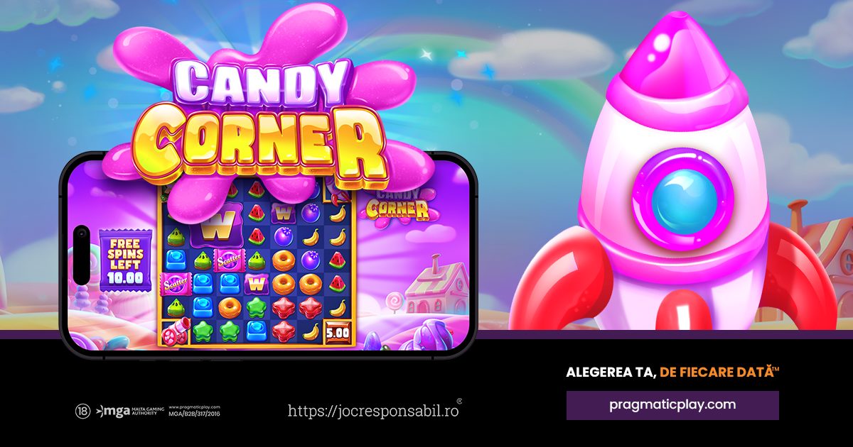 PRAGMATIC PLAY LANSEAZĂ O AVENTURĂ DULCE CU CANDY CORNER