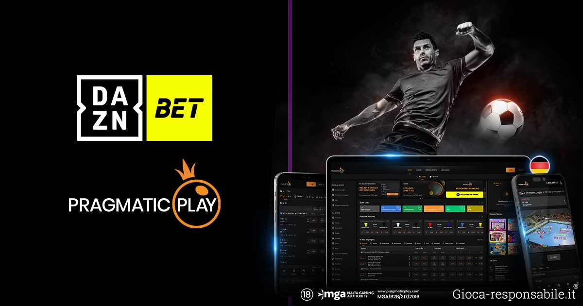 Pragmatic Play lancia le scommesse sportive in Germania su DAZN Bet