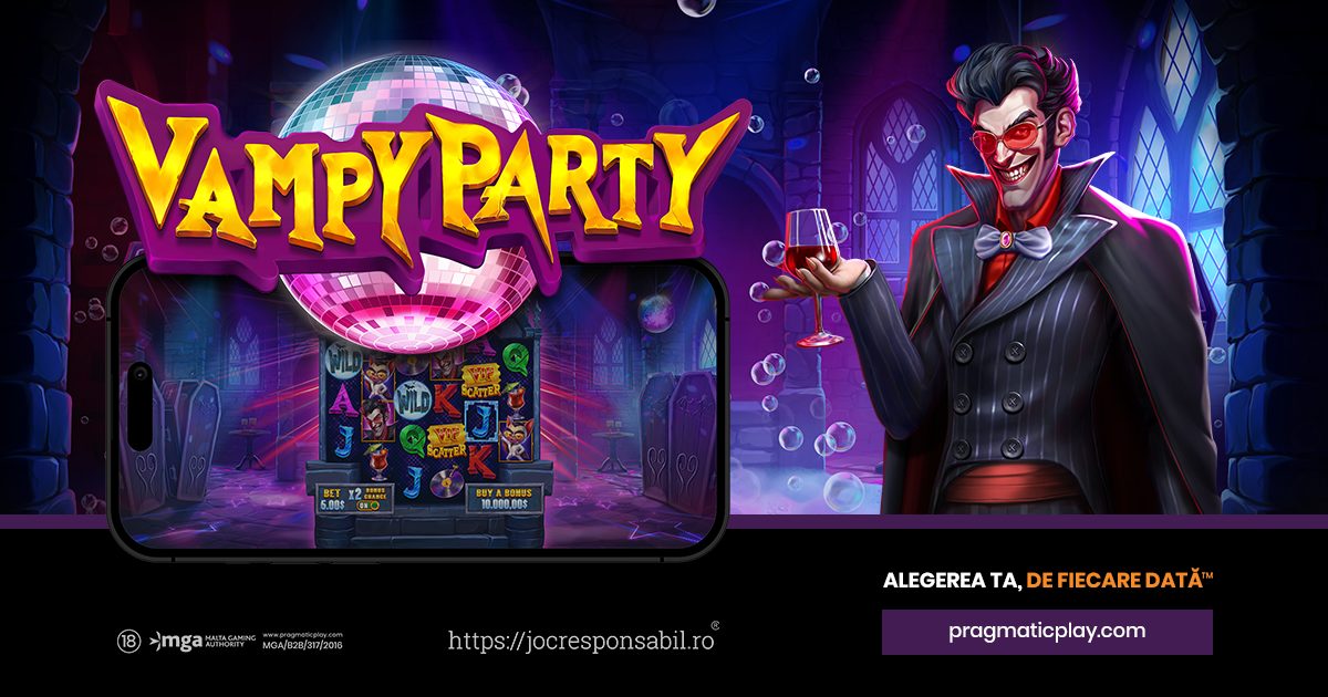 PRAGMATIC PLAY DUBLEAZĂ MULTIPLICATORII COLAPSĂRILOR ÎN VAMPY PARTY