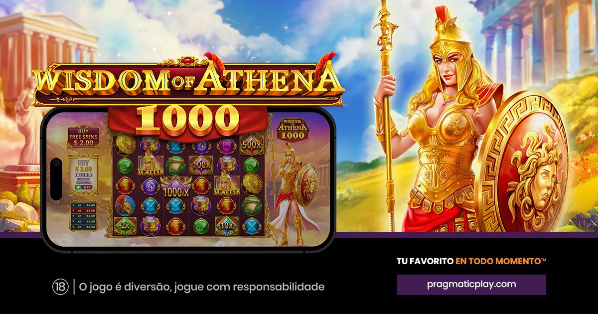 PRAGMATIC PLAY SUPERCARREGA GANHOS EM WISDOM OF ATHENA 1000