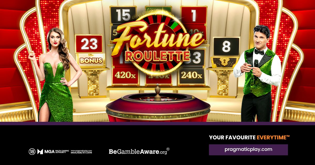 PRAGMATIC PLAY INTRODUCES GLITTERING WINS IN LIVE CASINO GAME SHOW FORTUNE ROULETTE