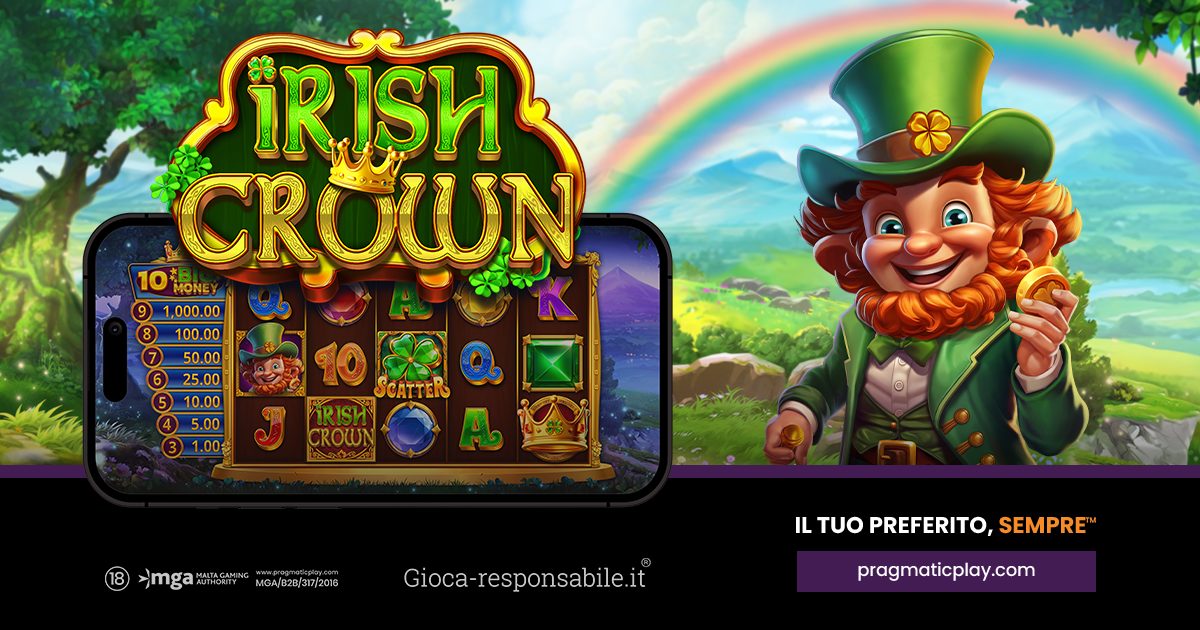 PRAGMATIC PLAY SVELA I SIMBOLI MISTERIOSI IN IRISH CROWN